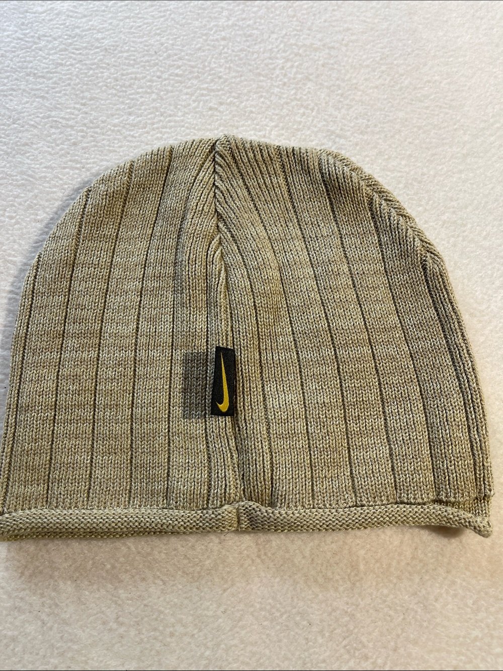 Nike Olive/BROWN MISSOURI TIGERS Ribbed Knit STOCKING CAP with TIGERS LOGO OSFA